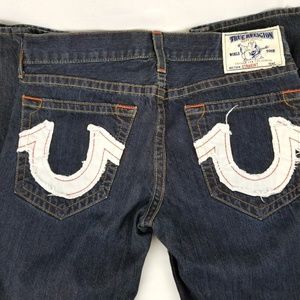 TRUE RELIGION Straight Jeans Dark Wash